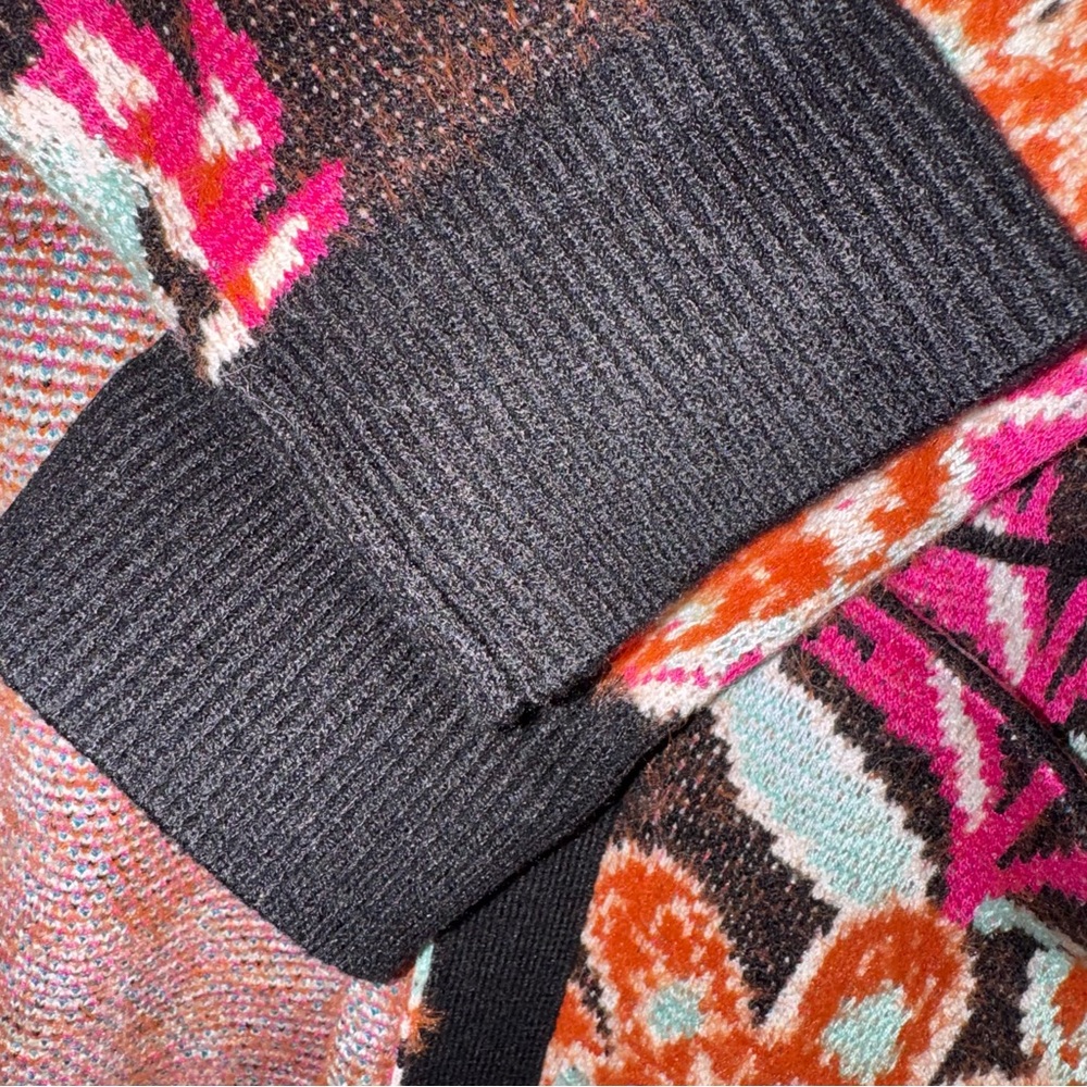 Like new Anthropologie Patterned Duster cardigan sweater size XS - Picture 5 of 14